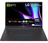 LG gram Pro 16 16Z90SP-A.AD8BA1 16" Refurbished Laptop - Intel®Core Ultra 7, 2 TB SSD, Black (Very Good Condition), Black