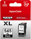 PG 545 XL Lot de cartouches d'encre de rechange pour Canon 545 Noir MX495 Pour Pixma TS3350 MG2550s TS3150 TR4550 MG3050 TR4551 MG2950 MX490 MG2555s (1 noir)