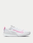 NikeCourt Vapor Lite 2 Shoes - White/Playful Pink - UK 4