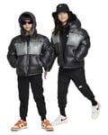 Nike FD2846-010 K NSW TF RPL HIGH SYNFL HD JKT Jacket Unisex BLACK/SMOKE GREY/WHITE Taille XS