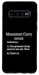 Coque pour Galaxy S10 Massaman Curry Lovers / Faux dicton drôle