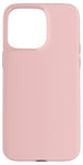 Coque pour iPhone 15 Pro Max Couleur quartz rose simple