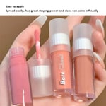 3g Liquid Blush Pink Portable Face Cream Blush Makeup For Women Female Straw TDM