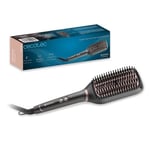 Cecotec Brosse Soufflante Éléctrique InstantCare SquareBrush. Forme Carrée, 50W, Température Réglable (130-210ºC), Revêtement Céramique, Générateur d'Ions et Câble Rotatif à 360