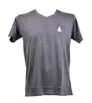 T Shirt Homme Ted Lapidus En Coton Confort Et Qualité Tayeb Col V Anthracite