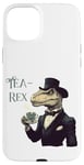 Coque pour iPhone 15 Plus Tea-Rex Meme Funny T Rex avec tasse