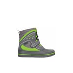 Crocs Childrens Unisex AllCast Duck Kids Grey/Green Boots - Size UK 2