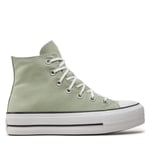 Tygskor Converse Chuck Taylor All Star Lift HI A03541C Grön