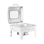 Royal Catering Chafing dish - GN 2/3 5,3 L 1 bränslecell Visningsfönster