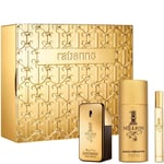 Rabanne 1 Million 50ml EDT, 150ml Deodorant Spray & 10ml Travel Spray Gift Set