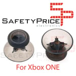 2x ANALOG JOYSTICK XBOX ONE STICK BLACK TRANSPARENT BUTTON CONTROLLER L3 R3