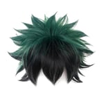 Cosplay peruk Anime My Hero Academia Deku Izuku Midoriya Grön Kort  (YJD)