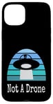 Coque pour iPhone 15 Plus Drone extraterrestre drôle UFO Not A Drone Night Sky Design Sarcasme