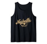 Nashville Tennessee Music City TN Country Music Nash Tank Top