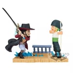 Figurine Wcf Log Stories - One Piece - Roronoa Zoro Vs Dracule.mihawk