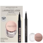 Anastasia Beverly Hills Laminated Look Brow Kit (Various Shades) - Ebony