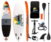 AQUALUST 10'6 " Sup Board Stand Up Paddle Surf-Board Isup avec De E-Pompe