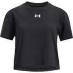 Under Armour Sportstyle Logo Crop T-skjorte Barn - Svart - str. 164 - 176