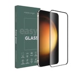 Samsung Galaxy S23 Mobile Origin EasyGlass Skjermbeskytter - Gjennomsiktig / Svart Kant