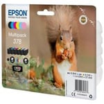 Epson Multipack 378 Ink Cartridges, Photo HD BL, 6 Colours