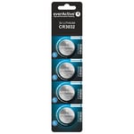 CR3032 batteri litium 3V everActive 4-pack