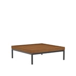 Houe - LEVEL Coffee Table - 81 x 81 cm - Utendørs sofabord - Henrik Pedersen - Tre farget - Metall/Tre