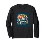 Nice Flowery Early Bloom in Spring Costume Long Sleeve T-Shirt