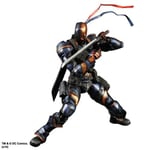 BATMAN ARKHAM ORIGINS PLAY ARTS Kai Deathstroke PVC Painted Action Figure Japan