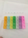 Pill Box Organiser Daily Weekly Medicine Tablet Storage Dispenser 7 Daily Week