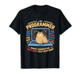 I am Programmer I Make Computer Cat Coding Computer Funny T-Shirt