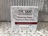 Dr. Sea Moisturizing Firming Facial Eye & Neck Cream SPF 15 - 50ml New and Boxed