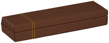 Rhodia rama Pencil Box nahkaa - Pronssi