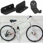 Groofoo Support de Vélo à fixer au mur en acier,Porte-Vélo de Rangement 3 pièces (support de pédalier, support de roue)