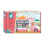 Janod - Coffret Mini-Canes à Coller Gourmandises - Les Ateliers du Calme - 3 Tableaux - Kit Loisir Créatif Enfant - Apprentissage Motricité Fine et Concentration – Dès 7 Ans – J09105