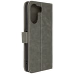 Avizar Case for Xiaomi Redmi 13C Card-holder Cover Video Stand Feature, Grey