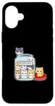 Coque pour iPhone 16 Plus Cat Antidepressant Serotonin Booster T-Shirt.