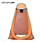 Nrkin pop-up changing tent,shower tent,toilet tent,tent shower,camping for camping,dressing room, portable travel privacy screen tent with carry bag,outdoor beach fishing camping hiking - 2 sizes,unisex_adult,Yellow,1.2*1.2*1.9m