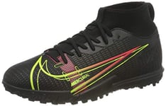 Nike Superfly 8 Academy TF Football Shoe, Black/Cyber-Off Noir-Rage Gree, 35 EU