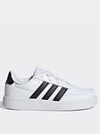 adidas Sportswear Kid's Breaknet 2.0 Trainers - White/black, White/Black, Size 13 Younger