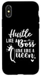 iPhone X/XS I am the Boss Queen Mom Hustle Like a Boss Live Like a Queen Case