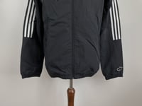 Adidas Originals Trefoil Logo Outline Windbreaker Shell Jacket Size Medium