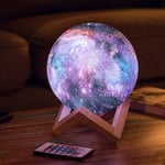 Moon Lamp Night Light for Kids Adults -16 Colors with Timer, Stand & Remote/Tou