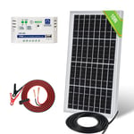 Kit 10W 25W 12V avec Contrôleur 10A pour Porte Automatique, Pompe à l'eau, Appareil DC (10W Kit)