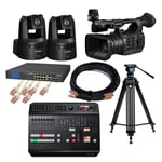 PTZ-hybridpakke PRO med 3 kamera 2 x Canon CR-N500 + Canon XF605