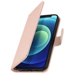 Case for Apple iPhone 12 Card-holder Cover Video Stand Feature Rose Gold