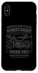 iPhone XS Max Dennis's Garage Motorcycle Design for the Name Dennis Case