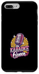 Coque pour iPhone 7 Plus/8 Plus Karaoké Queen Karaoké Chanteur Microphone Karaoké