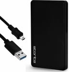 Disque Dur Externe Portable 320 Go Avec Usb 2.0, Transfert De Données Ultra Rapide, Disque Dur Compact Compatible Avec Pc, Mac, Windows, Ordinateur De Bureau (Noir)