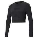 PUMA Evostripe Evoknit Longsleeve T T-Shirt Femme, FR (Taille Fabricant : XS)