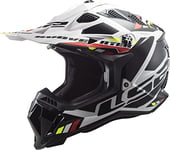 Casque LS2 Cross Subverter Stomp Blanc Noir 06 M